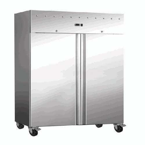 Upright Solid Door Freezer 2 Door Blueline GN1410BT
