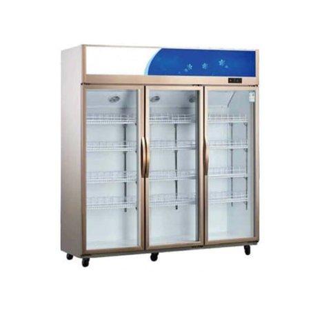Vertical Display Cabinet Triple Door Chiller(Alu Frame) LC-1500(T)