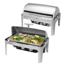 Chaffing Dish 9L Oblong Roll Top Chafer