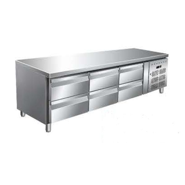 Drawer Counter Chiller 6 Drawers 1800 Blueline