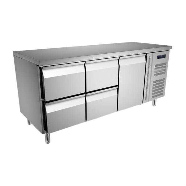 Counter Chiller with 4 Drawers & 1 Door