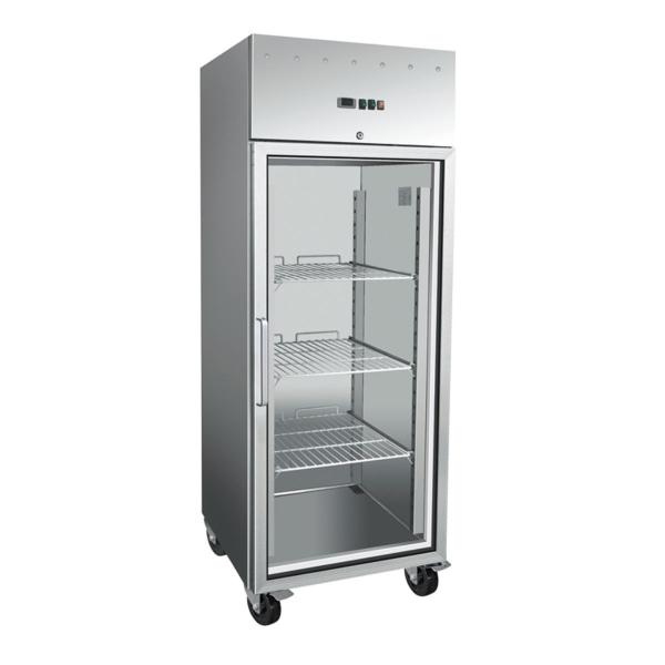 Upright Glass Door Freezer Single 7008 Meileda