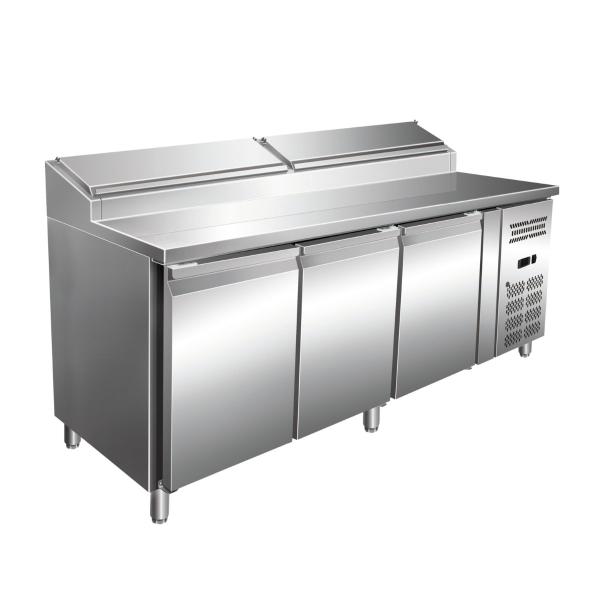 Salad Counter 3 Door 1800 Blueline