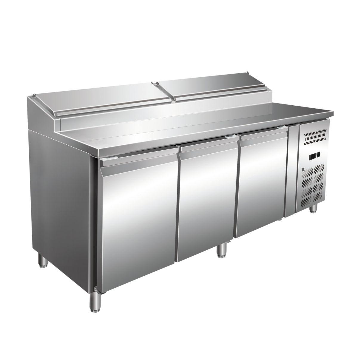 Salad Counter 3 Door 1800 Blueline