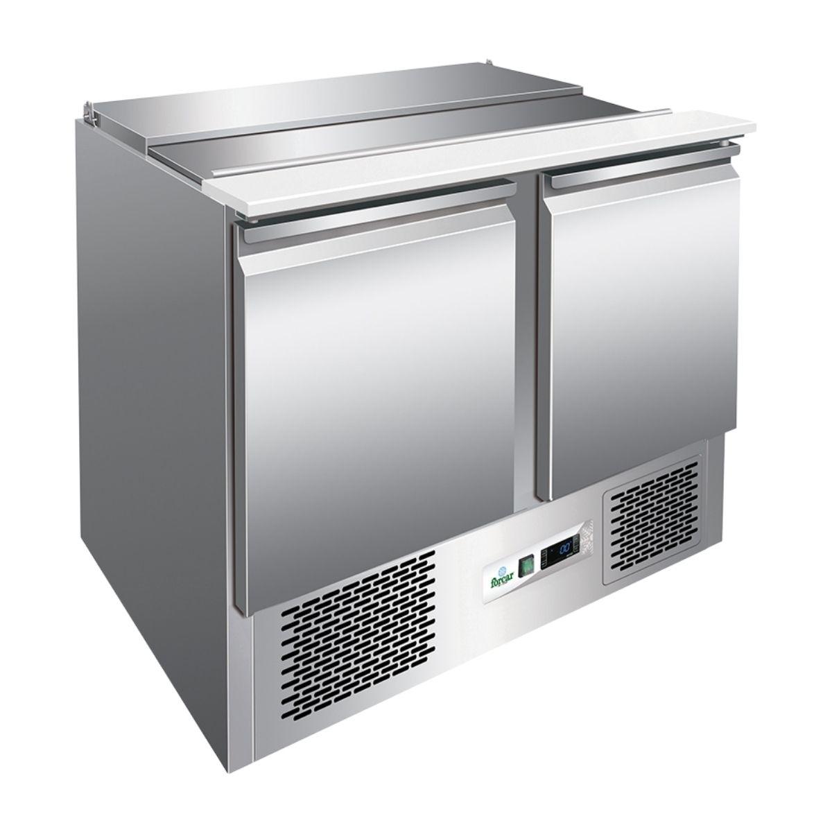 2 Door Saladette Counter 1045 Blueline