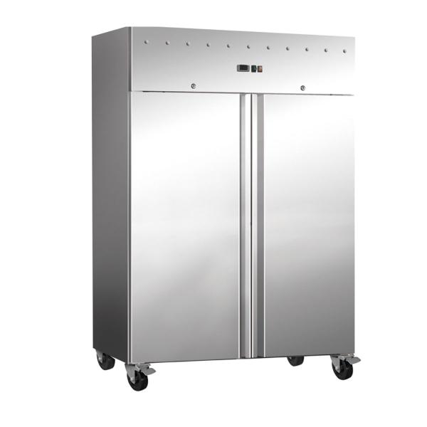 Upright Solid Door Freezer 2 Door Blueline GN1410BT