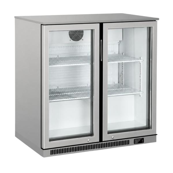 Back Bar Cooler Double Door SS H Kitchen