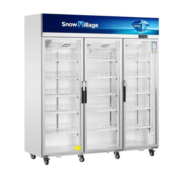 Vertical Display Cabinet Triple Door Chiller(Alu Frame) LC-1500(T)