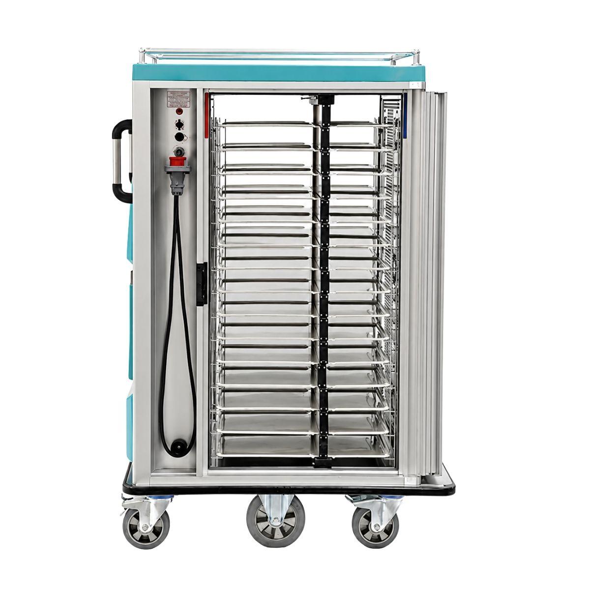 Hot and Cold Meal Distribution Trolley 24 Tray