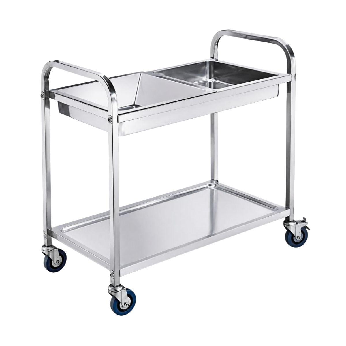 Dining Carts SS 2 Tier