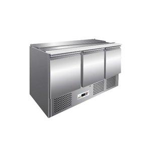 3 Door Saladette Counter 1340 Blueline