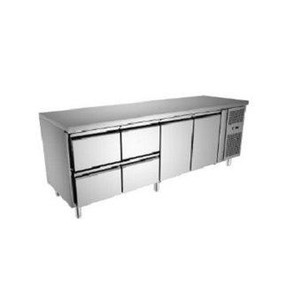 Refrigerated Counter Chiller 2 Doors & 4 Drawers (2230*700)